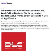 Jimmy Mistry launches Della Leaders Club, a Global Community helping leaders evolve from a Life of Success to A Life of Significance